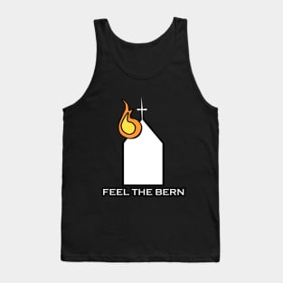 Feel The Bern Black Metal Tank Top